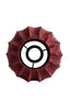 Light & Living Lighting Shade 20x28 cm FAROL burgundy House of Isabella UK