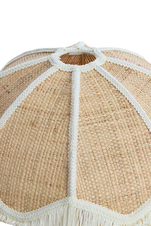 Light & Living Lighting Shade 35x26 cm MALACIA raffia natural+cream House of Isabella UK