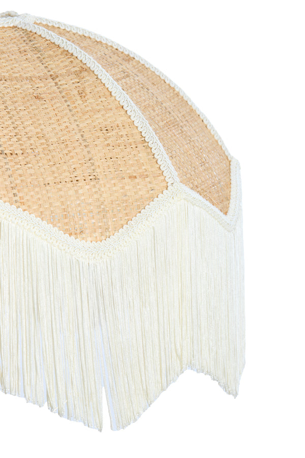 Light & Living Lighting Shade 35x26 cm MALACIA raffia natural+cream House of Isabella UK