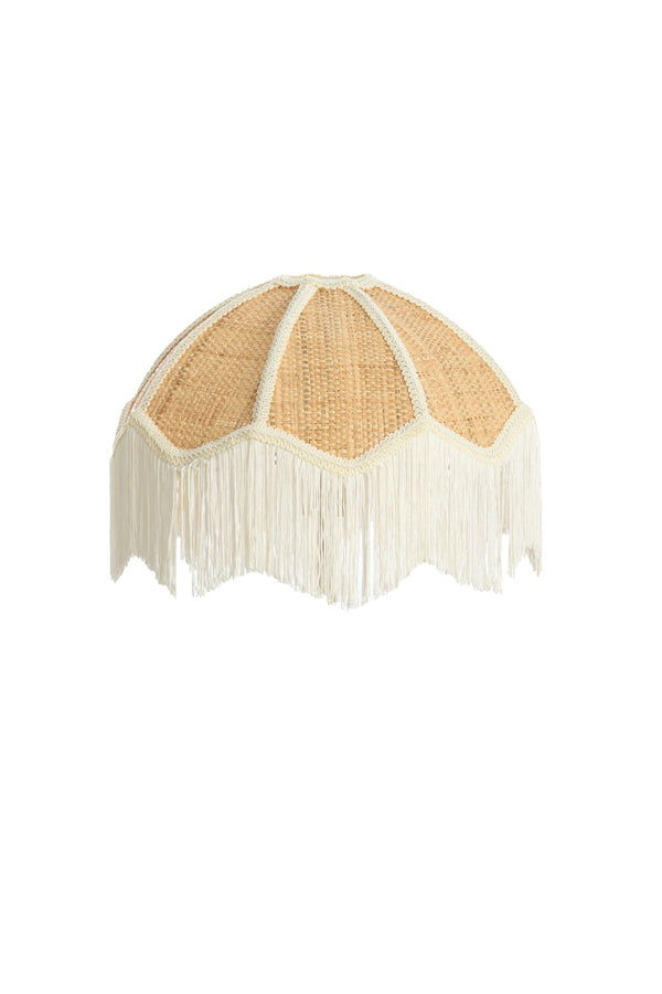 Light & Living Lighting Shade 35x26 cm MALACIA raffia natural+cream House of Isabella UK