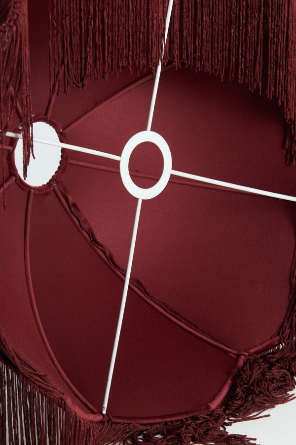 Light & Living Lighting Shade 35x26 cm MALACIA velvet burgundy House of Isabella UK