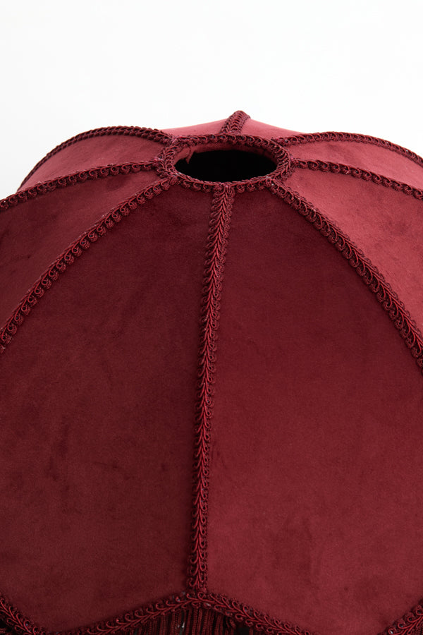 Light & Living Lighting Shade 35x26 cm MALACIA velvet burgundy House of Isabella UK