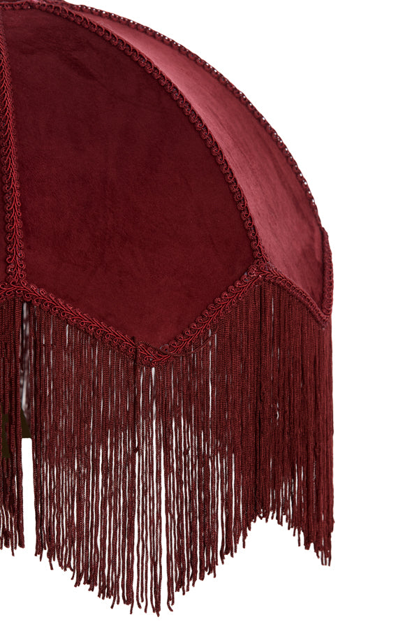 Light & Living Lighting Shade 35x26 cm MALACIA velvet burgundy House of Isabella UK