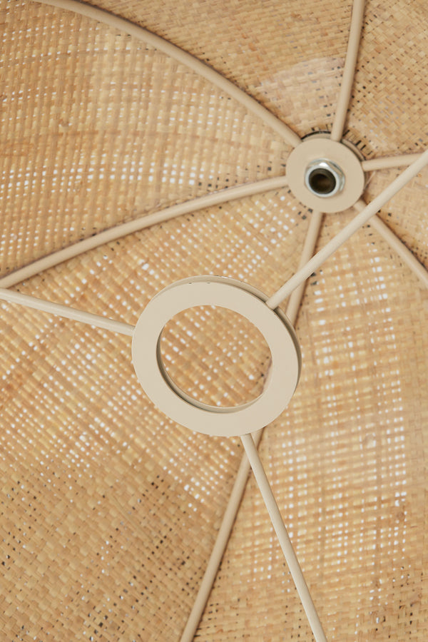 Light & Living Lighting Shade 35x28 cm SULINA raffia natural+green House of Isabella UK