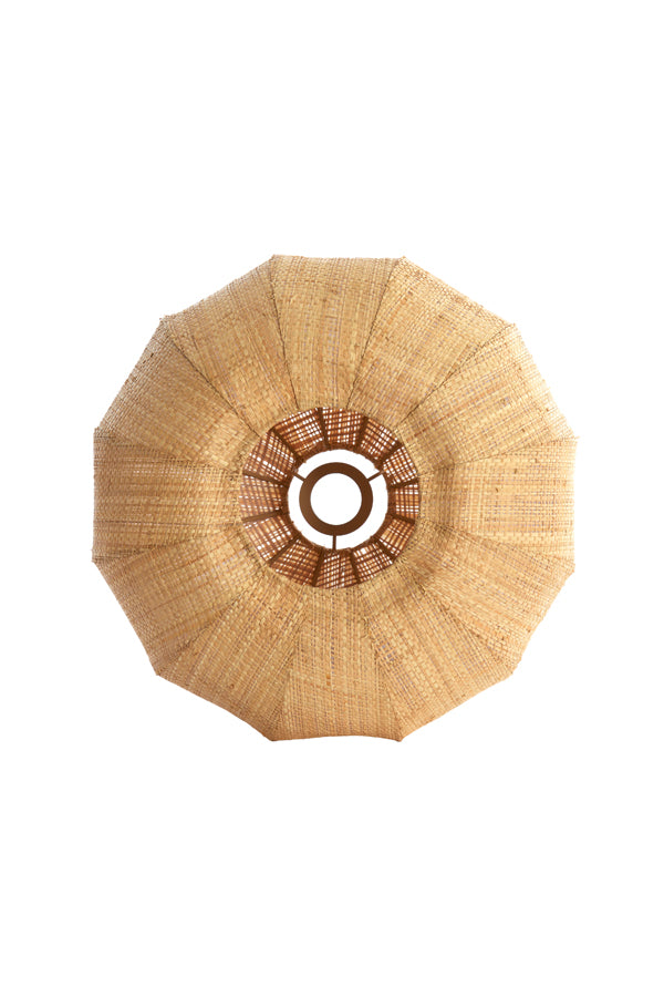 Light & Living Lighting Shade 40x19 cm RAFIKA raffia natural House of Isabella UK