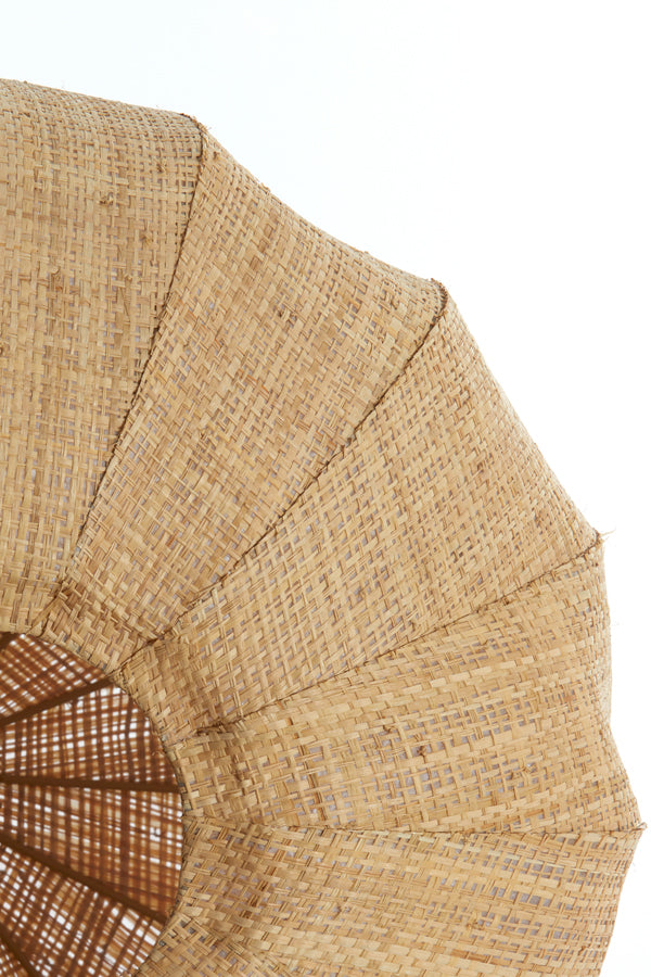 Light & Living Lighting Shade 50x21 cm RAFIKA raffia natural House of Isabella UK