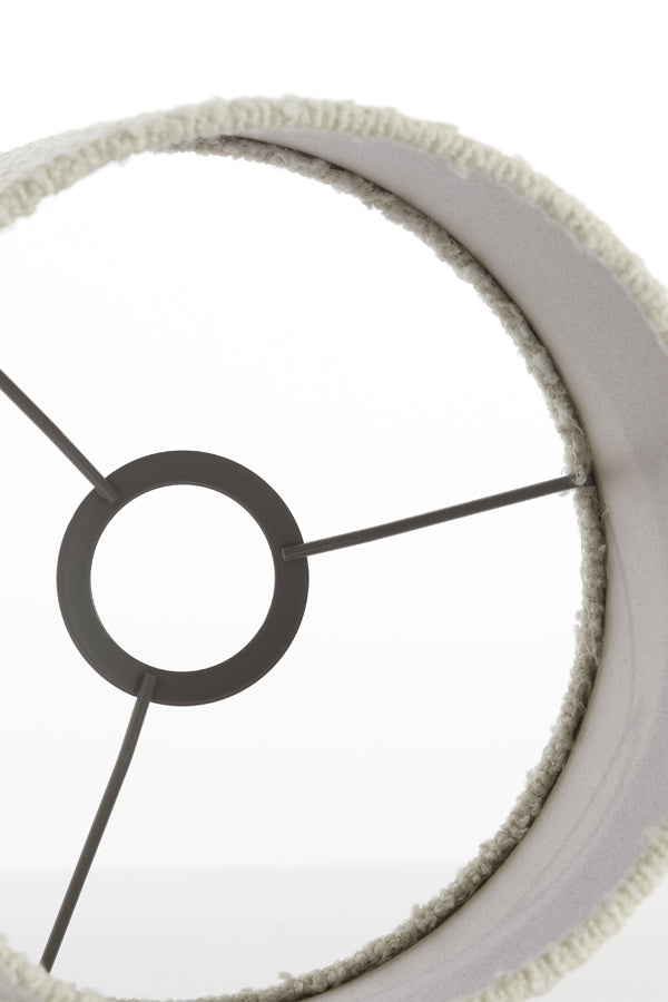 Light & Living Lighting Shade cylinder 20-20-15 cm BOLERO white House of Isabella UK