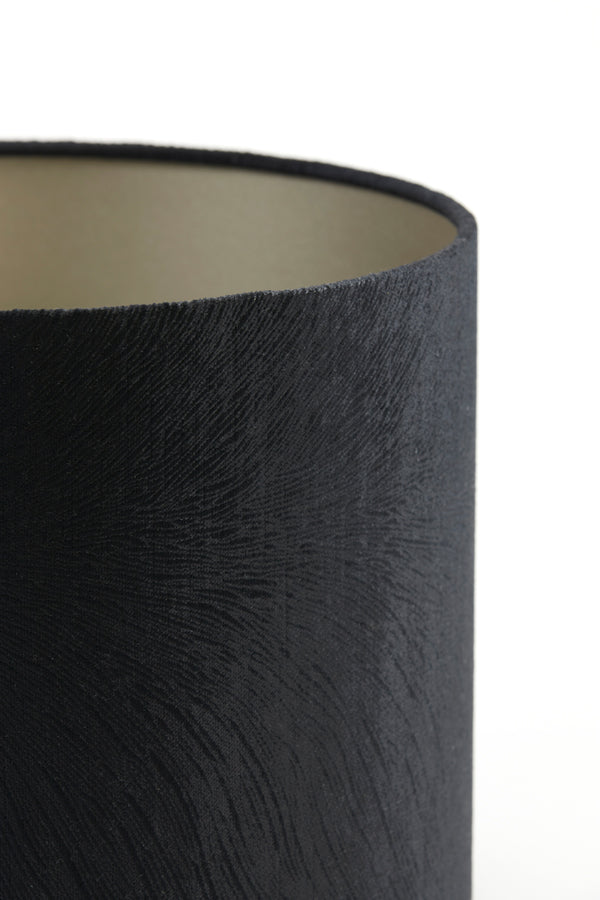 Light & Living Lighting Shade cylinder 20-20-15 cm LUBIS black House of Isabella UK