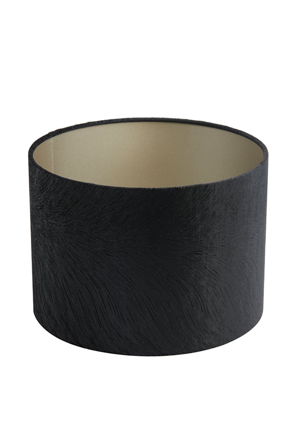 Light & Living Lighting Shade cylinder 20-20-15 cm LUBIS black House of Isabella UK