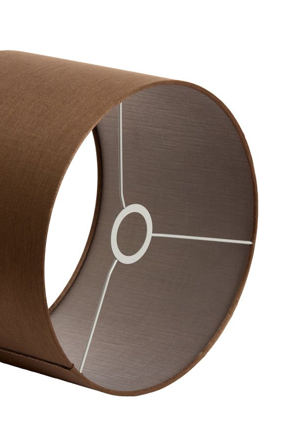 Light & Living Lighting Shade cylinder 20-20-15 cm NALA dark brown House of Isabella UK