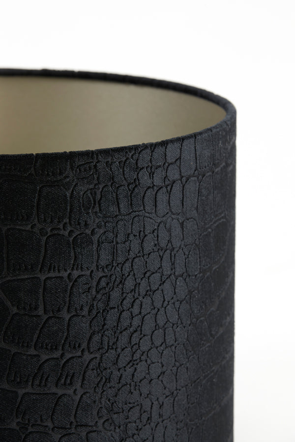 Light & Living Lighting Shade cylinder 20-20-15 cm PRAYA black House of Isabella UK
