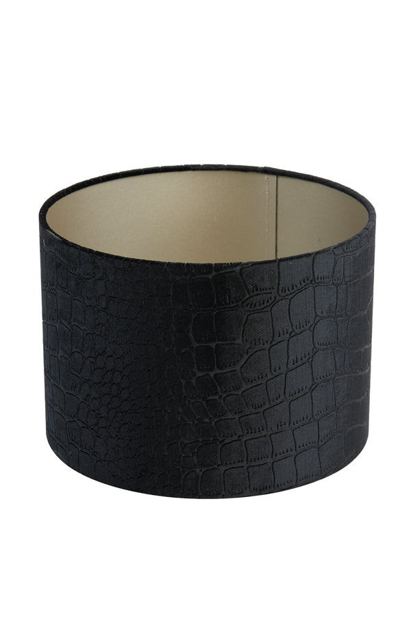 Light & Living Lighting Shade cylinder 20-20-15 cm PRAYA black House of Isabella UK