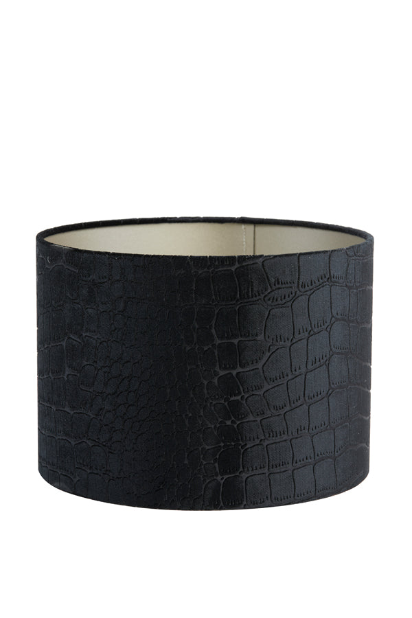 Light & Living Lighting Shade cylinder 20-20-15 cm PRAYA black House of Isabella UK