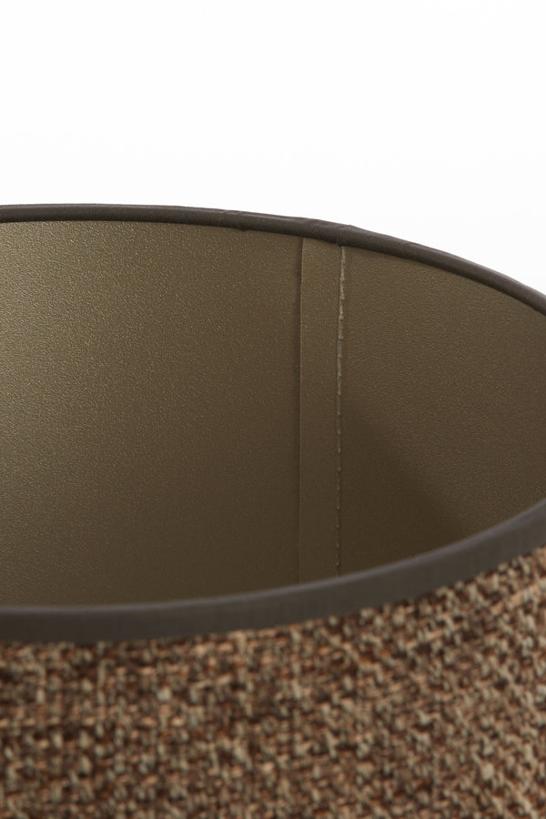 Light & Living Lighting Shade cylinder 20-20-15 cm SAVERNA dark brown House of Isabella UK