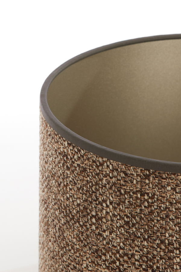 Light & Living Lighting Shade cylinder 20-20-15 cm SAVERNA dark brown House of Isabella UK
