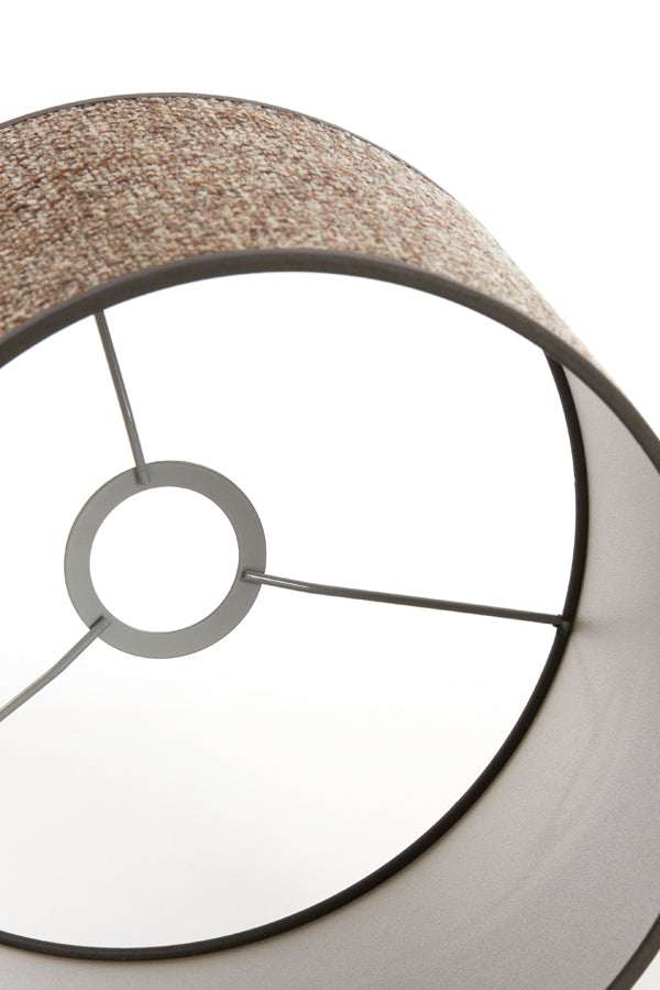 Light & Living Lighting Shade cylinder 20-20-15 cm SAVERNA dark brown House of Isabella UK