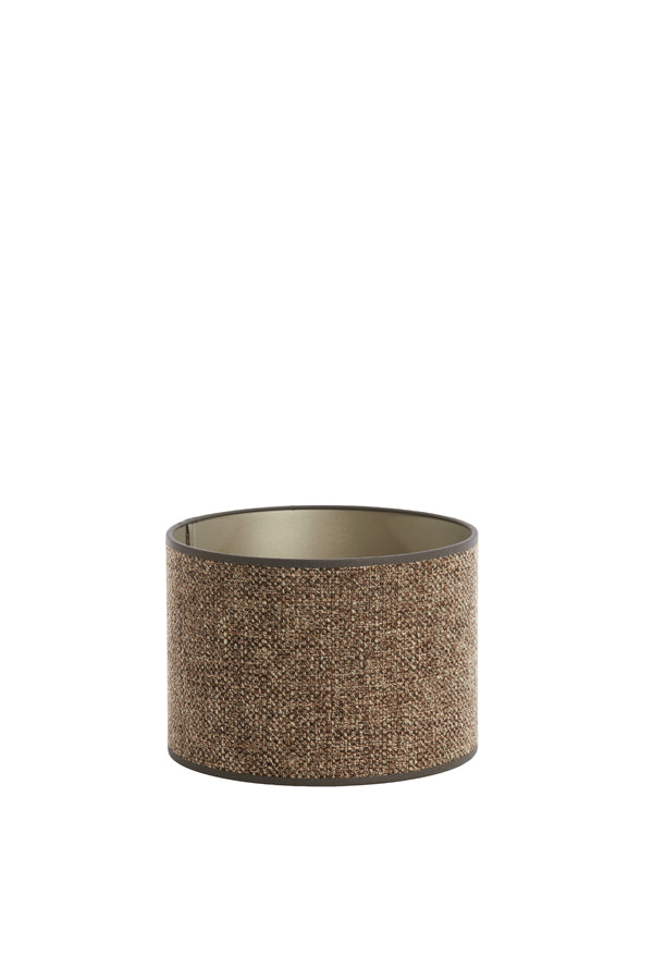 Light & Living Lighting Shade cylinder 20-20-15 cm SAVERNA dark brown House of Isabella UK