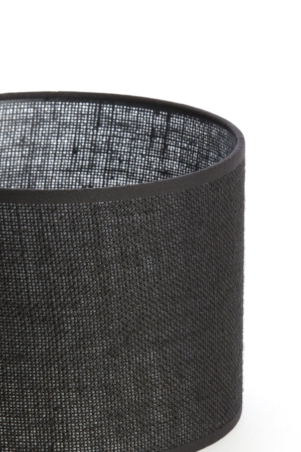 Light & Living Lighting Shade cylinder 20-20-15 cm SENDAI black House of Isabella UK