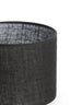 Light & Living Lighting Shade cylinder 20-20-15 cm SENDAI black House of Isabella UK