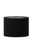 Light & Living Lighting Shade cylinder 20-20-15 cm VELOURS black-taupe House of Isabella UK