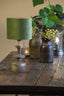 Light & Living Lighting Shade cylinder 20-20-15 cm VELOURS olive green House of Isabella UK