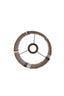 Light & Living Lighting Shade cylinder 20-20-30 cm MEDAN brown+cream+dark brown House of Isabella UK