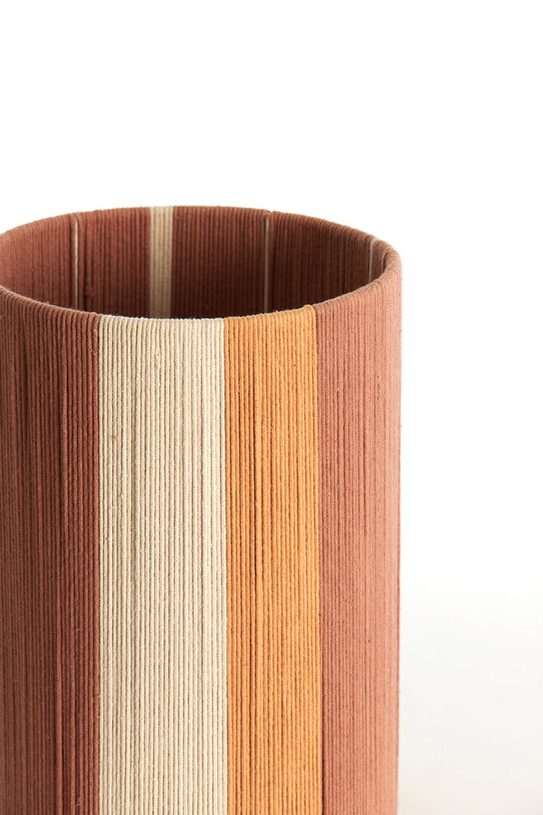 Light & Living Lighting Shade cylinder 20-20-30 cm MEDAN coral+terra+cream House of Isabella UK