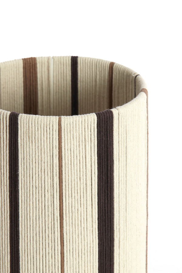 Light & Living Lighting Shade cylinder 20-20-30 cm MEDAN cream+brown+dark brown House of Isabella UK