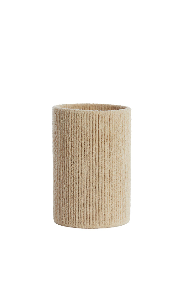 Light & Living Lighting Shade cylinder 20-20-30 cm MEDANA chenille cream House of Isabella UK