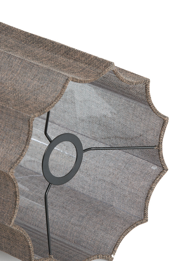 Light & Living Lighting Shade cylinder 24-24-35 cm DISLI linen brown House of Isabella UK