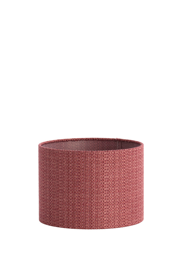 Light & Living Lighting Shade cylinder 25-25-18 cm BLUSH red House of Isabella UK