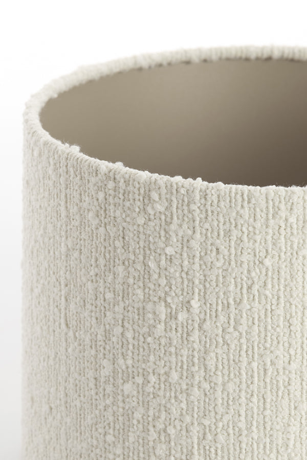 Light & Living Lighting Shade cylinder 25-25-18 cm BOLERO white House of Isabella UK