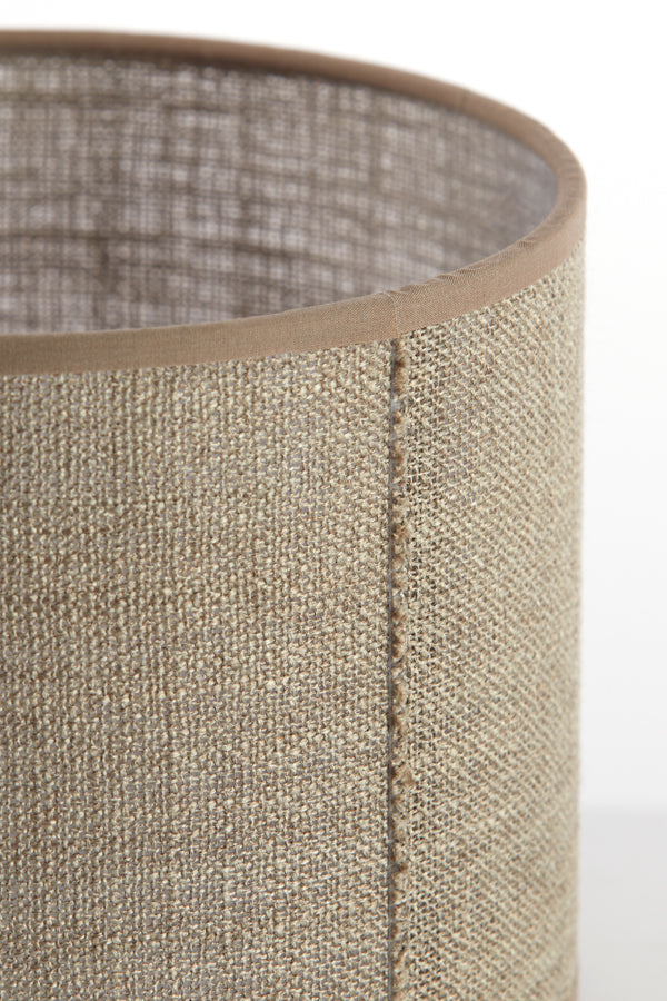Light & Living Lighting Shade cylinder 25-25-18 cm CADEN beige House of Isabella UK