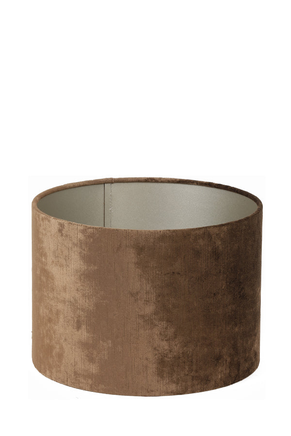 Light & Living Lighting Shade cylinder 25-25-18 cm GEMSTONE brown House of Isabella UK