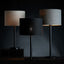 Light & Living Lighting Shade cylinder 25-25-18 cm LIVIGNO black House of Isabella UK