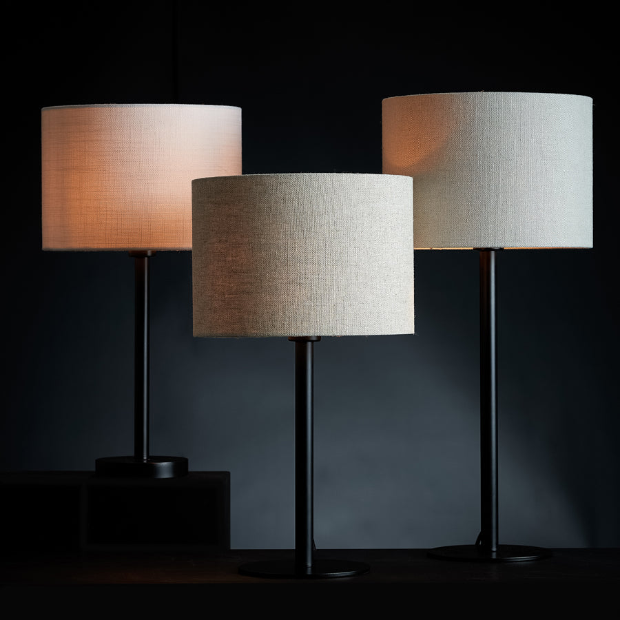 Light & Living Lighting Shade cylinder 25-25-18 cm LIVIGNO light grey House of Isabella UK