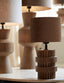 Light & Living Lighting Shade cylinder 25-25-18 cm LUBIS brown House of Isabella UK