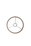 Light & Living Lighting Shade cylinder 25-25-18 cm NALA dark brown House of Isabella UK