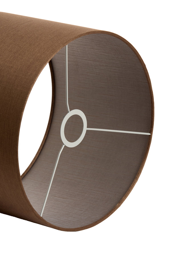 Light & Living Lighting Shade cylinder 25-25-18 cm NALA dark brown House of Isabella UK