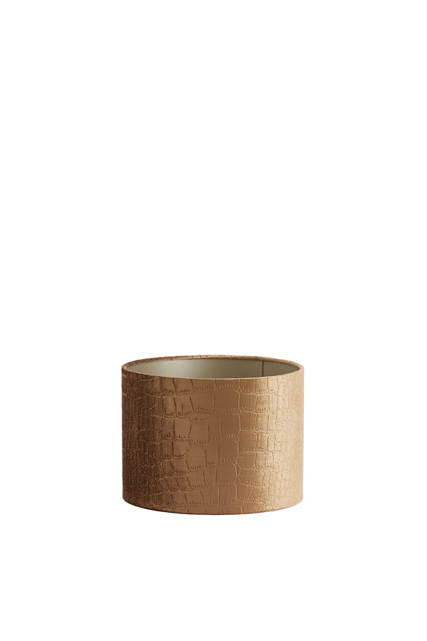 Light & Living Lighting Shade cylinder 25-25-18 cm PRAYA brown House of Isabella UK