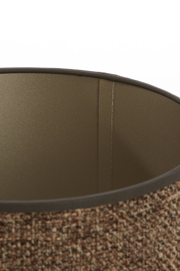 Light & Living Lighting Shade cylinder 25-25-18 cm SAVERNA dark brown House of Isabella UK
