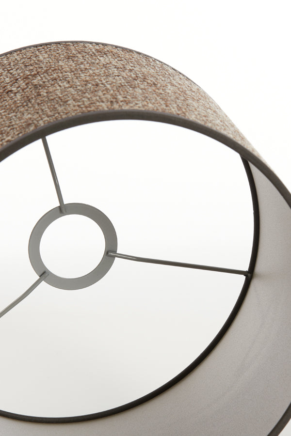 Light & Living Lighting Shade cylinder 25-25-18 cm SAVERNA dark brown House of Isabella UK