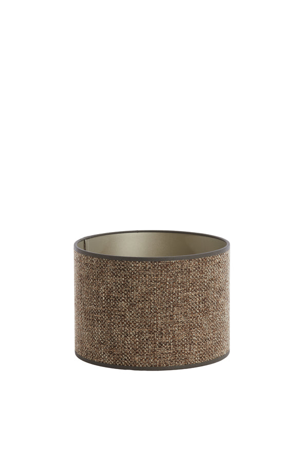 Light & Living Lighting Shade cylinder 25-25-18 cm SAVERNA dark brown House of Isabella UK
