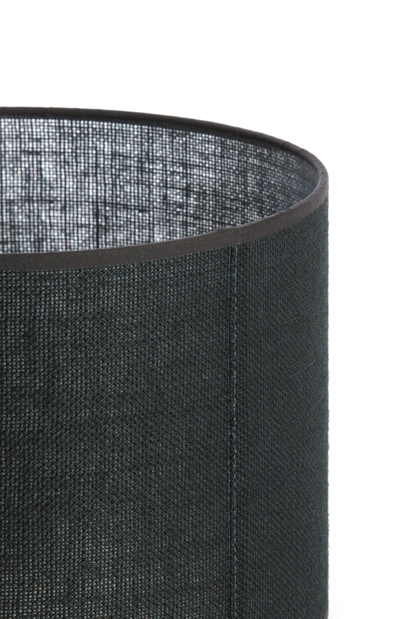 Light & Living Lighting Shade cylinder 25-25-18 cm SENDAI black House of Isabella UK