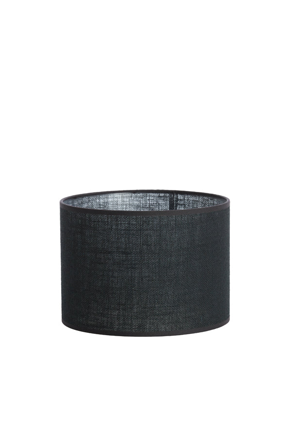 Light & Living Lighting Shade cylinder 25-25-18 cm SENDAI black House of Isabella UK