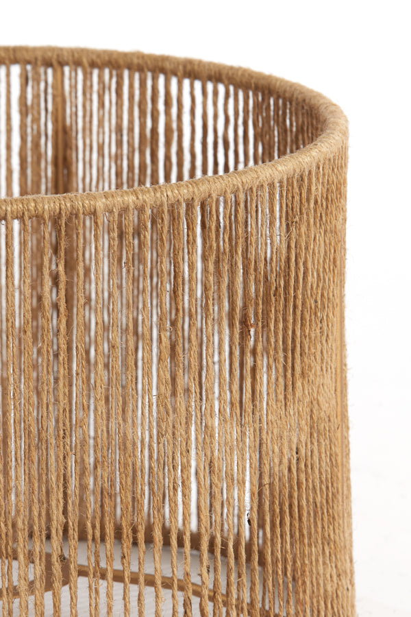 Light & Living Lighting Shade cylinder 25-25-18 cm TOSSA jute natural House of Isabella UK