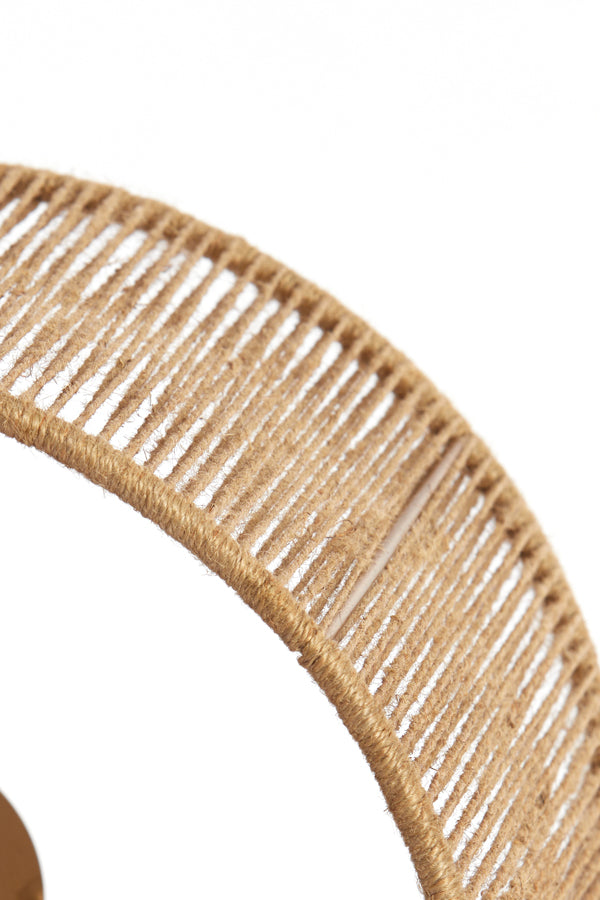 Light & Living Lighting Shade cylinder 25-25-18 cm TOSSA jute natural House of Isabella UK
