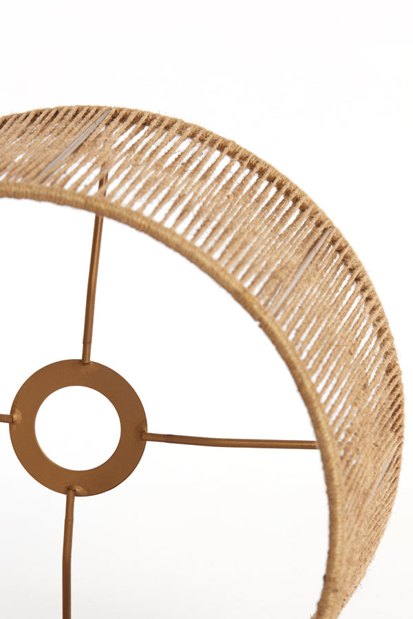 Light & Living Lighting Shade cylinder 25-25-18 cm TOSSA jute natural House of Isabella UK