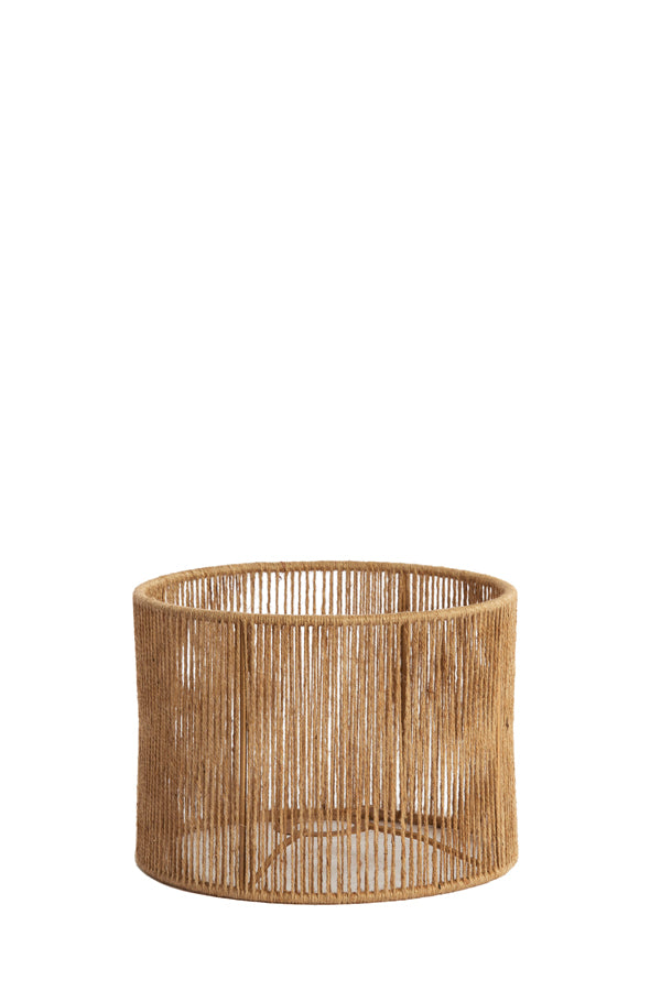 Light & Living Lighting Shade cylinder 25-25-18 cm TOSSA jute natural House of Isabella UK