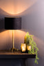 Light & Living Lighting Shade cylinder 25-25-18 cm VELOURS black-taupe House of Isabella UK